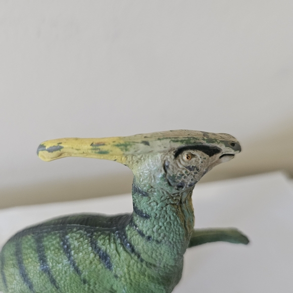 1998 The Carnegie Safari Ltd Parasaurolophus dinosaur figure - Picture 4 of 7